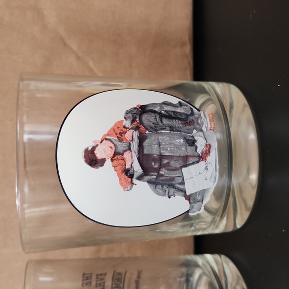 Norman Rockwell Saturday post glasses plz read description not a complete set - Picture 6 of 17